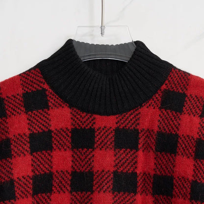 Saint Laurent Men's Classic Checkered Sweater