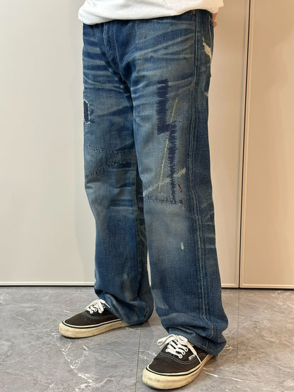 NEIGHBORHOOD 07 FLASH Spade Lightning Denim