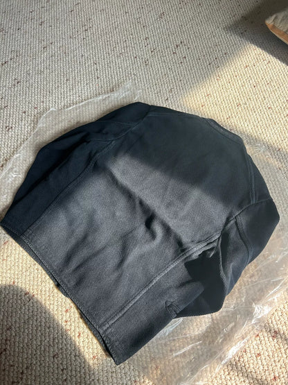 classic double-breasted jacket in navy blue