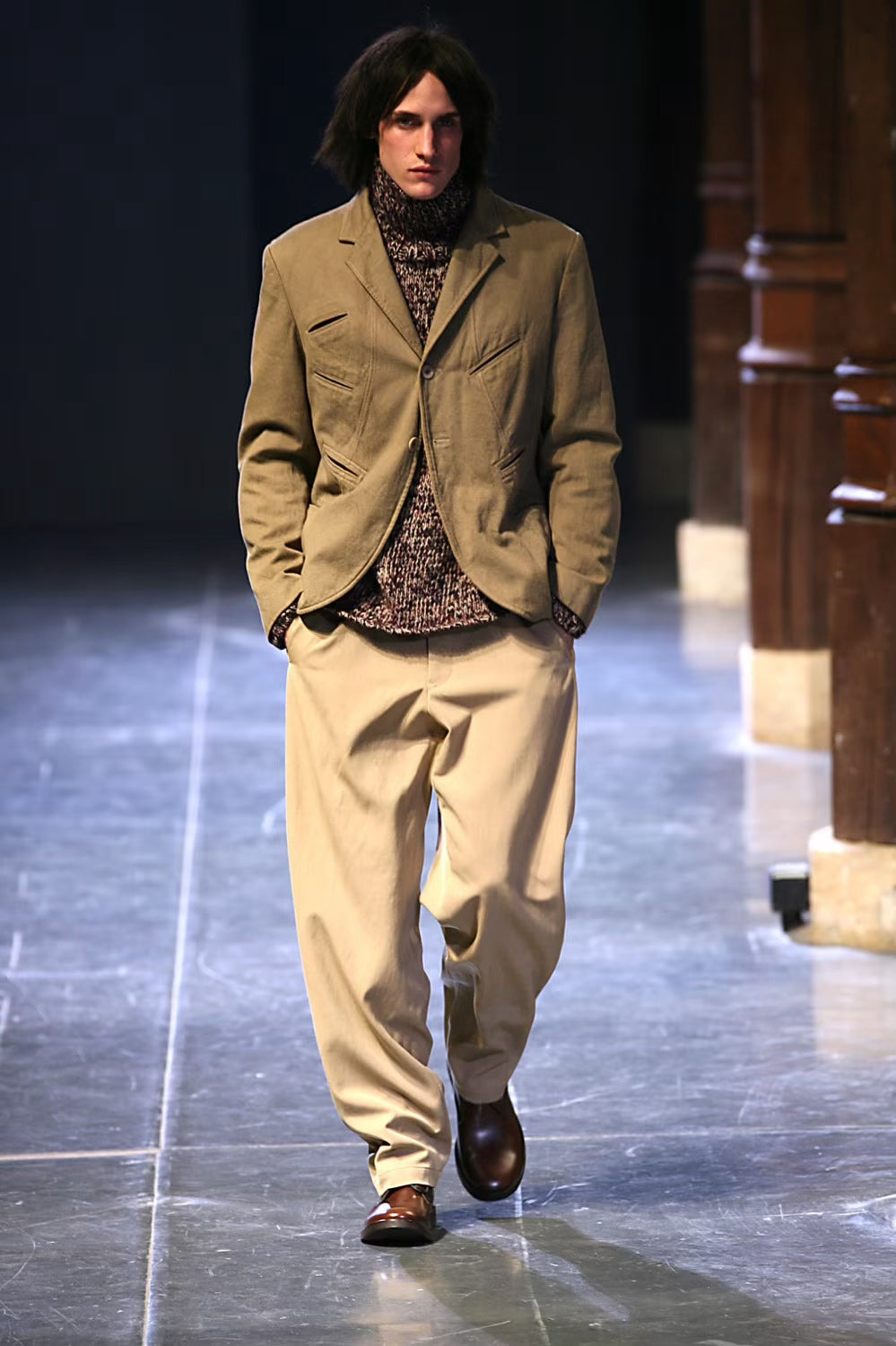 Yohji Yamamoto 2006 AW Round-Toe Leather Shoes
