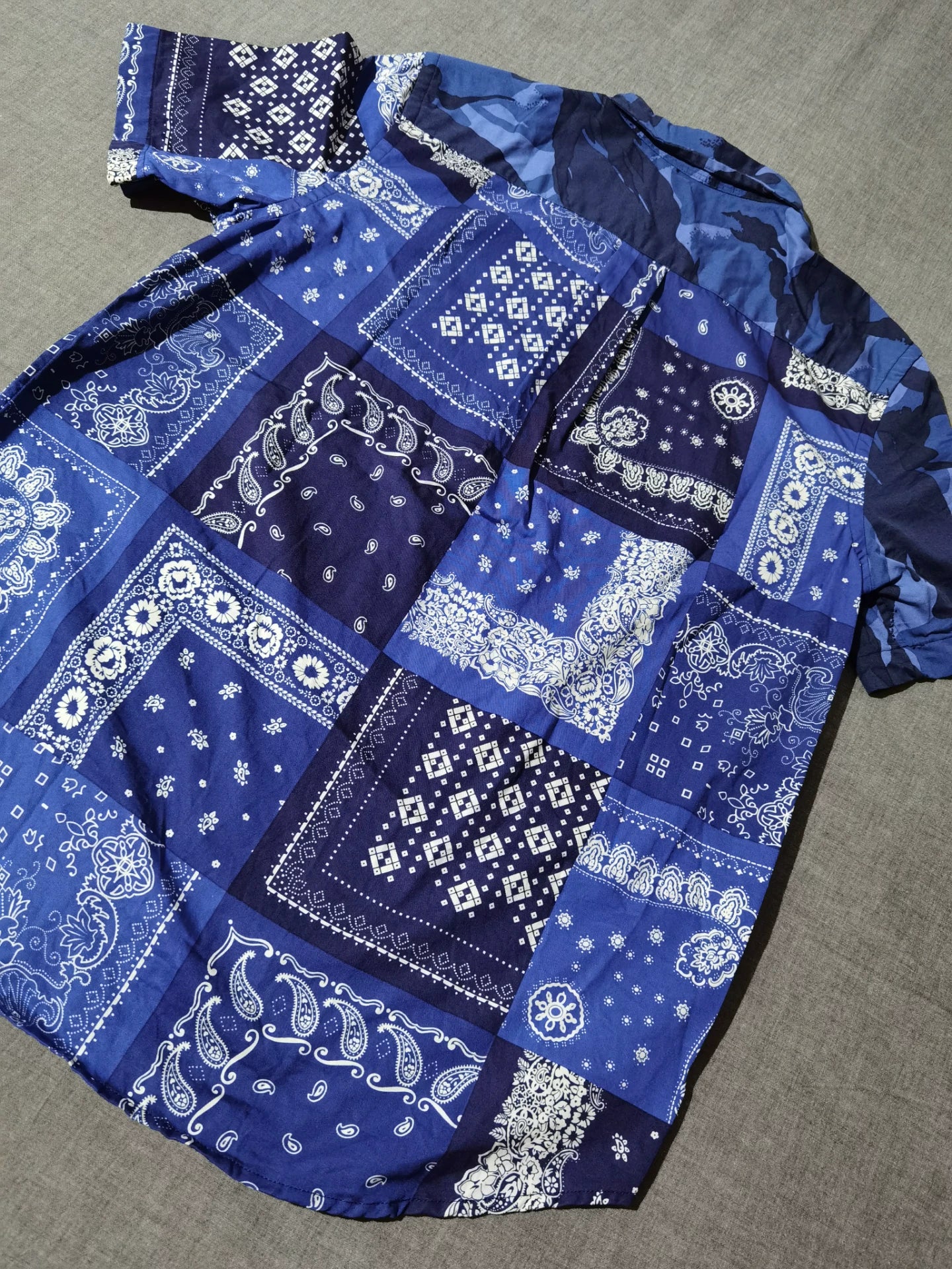RRL Ralph Lauren Bandana Patchwork Shirt