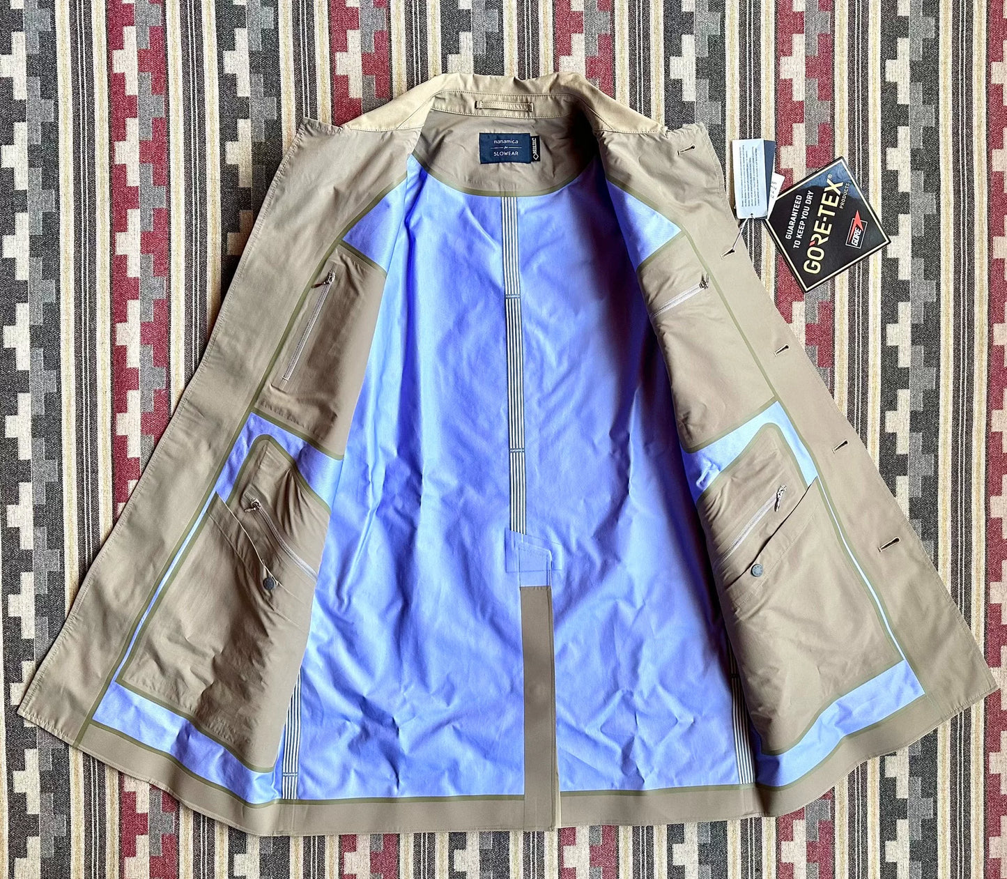 nanamica x Slowear GORE-TEX Beige Coat