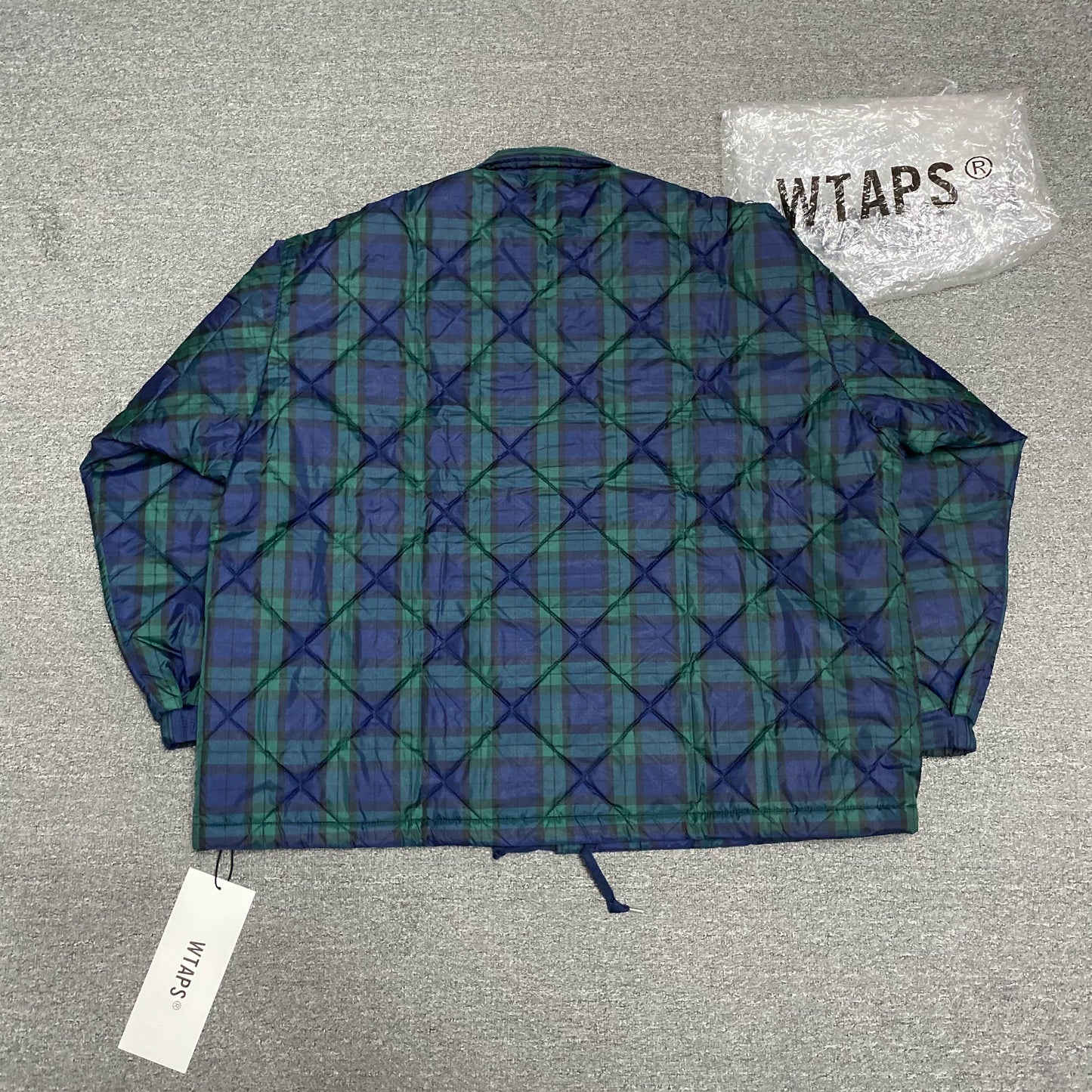WTAPS 22AW CHIEF Plaid Puffer Jacket