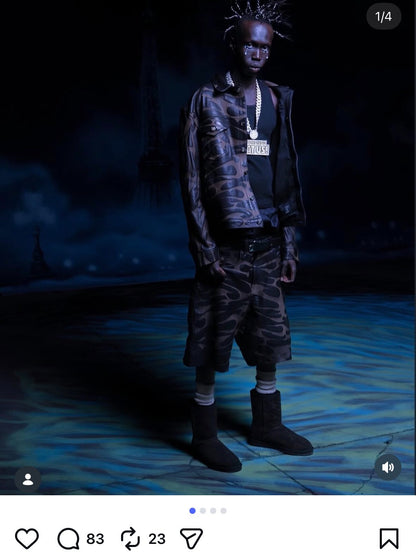 Balenciaga Black Snow Boots Size 42