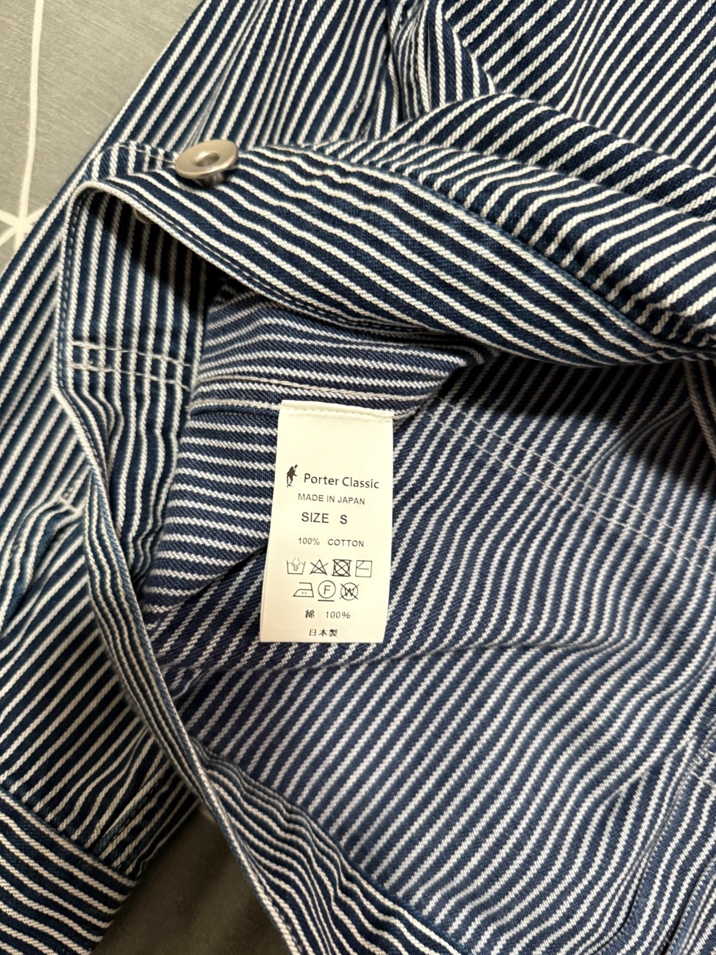 Porter Classic Steinbeck Hickory Stripe Jacket