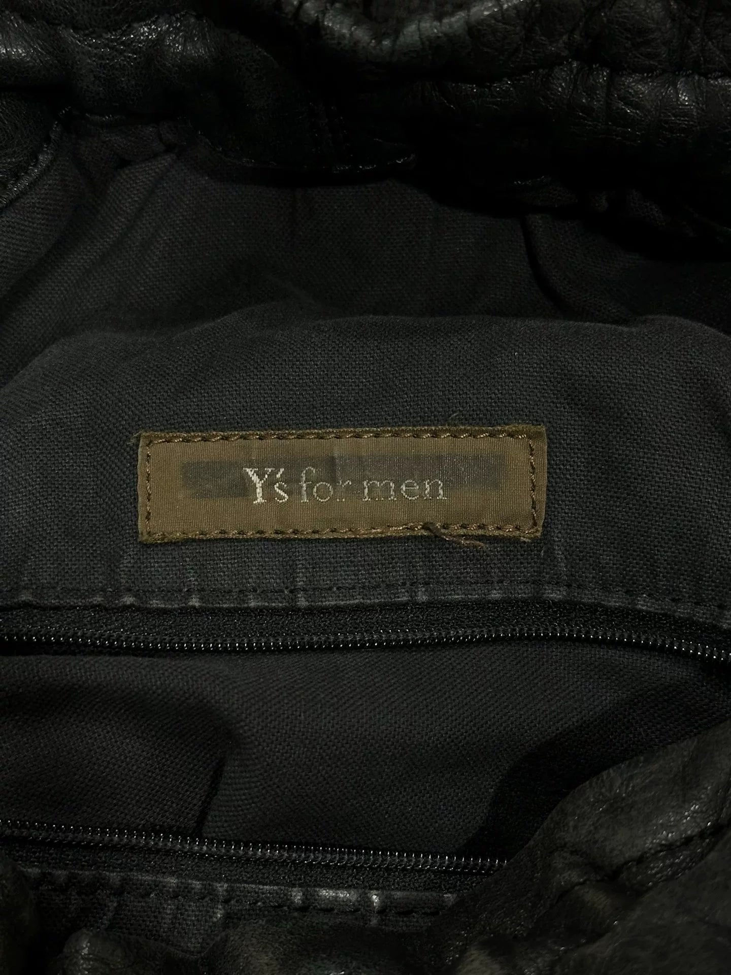 Yohji Yamamoto Y's Men's Sheepskin Backpack