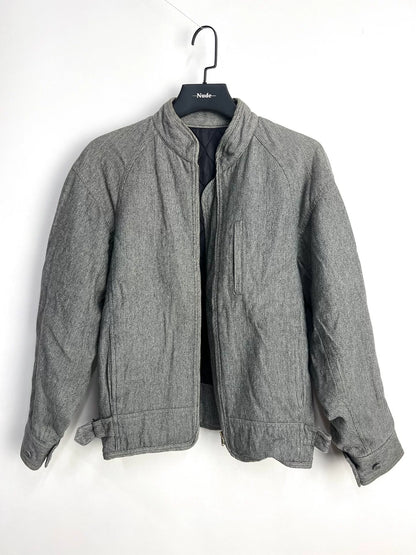 issey miyake men woven short jacket