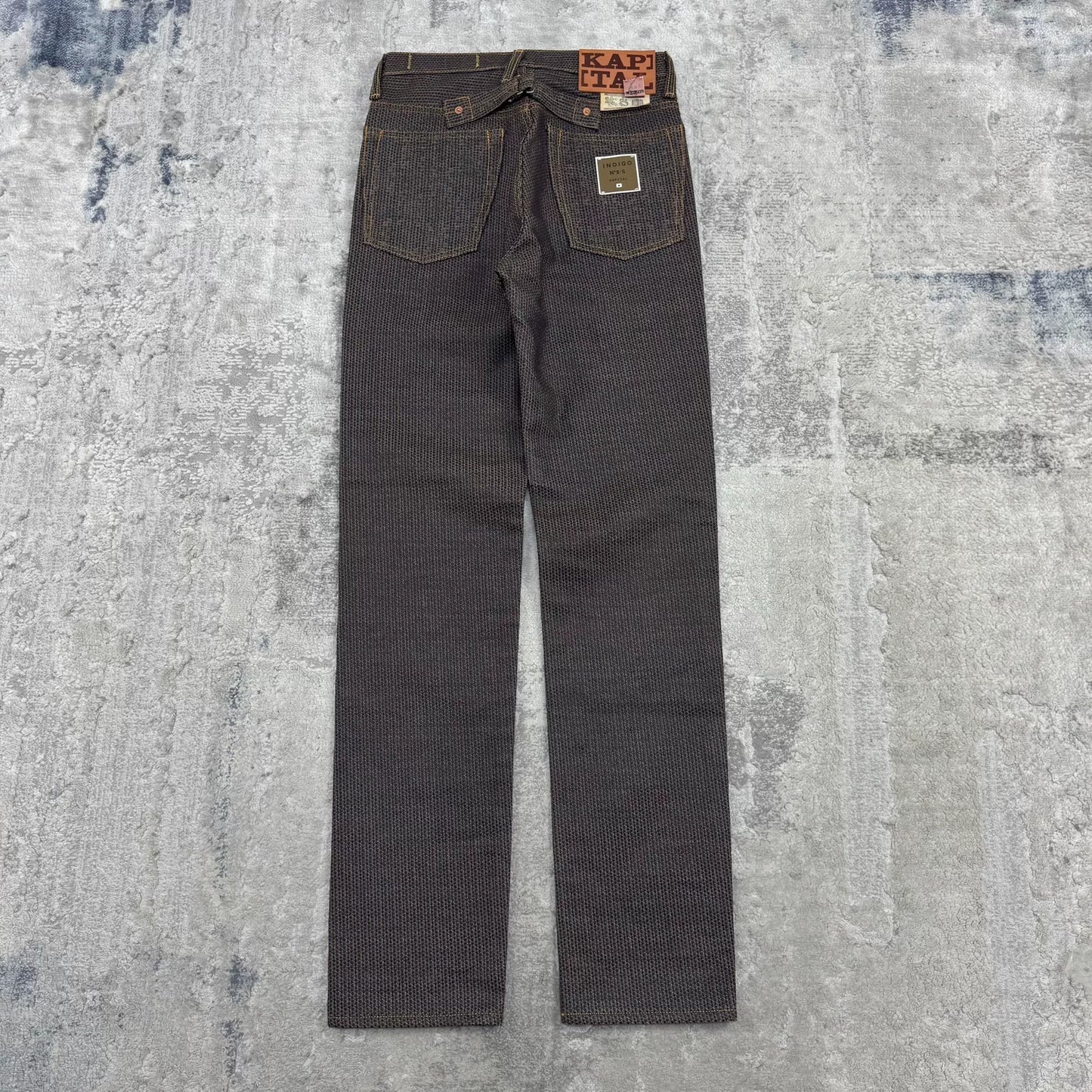 Kapital Century Khaki Dyed Denim Pants
