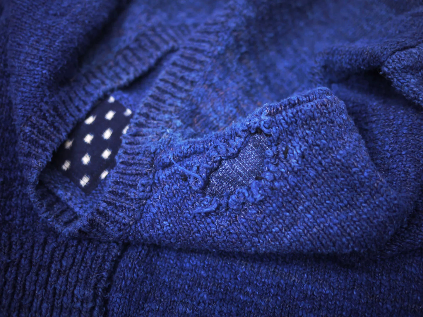 visvim ict amplus v neck knit sweater
