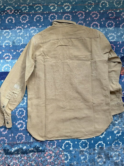 rrl distressed vintage work shirt