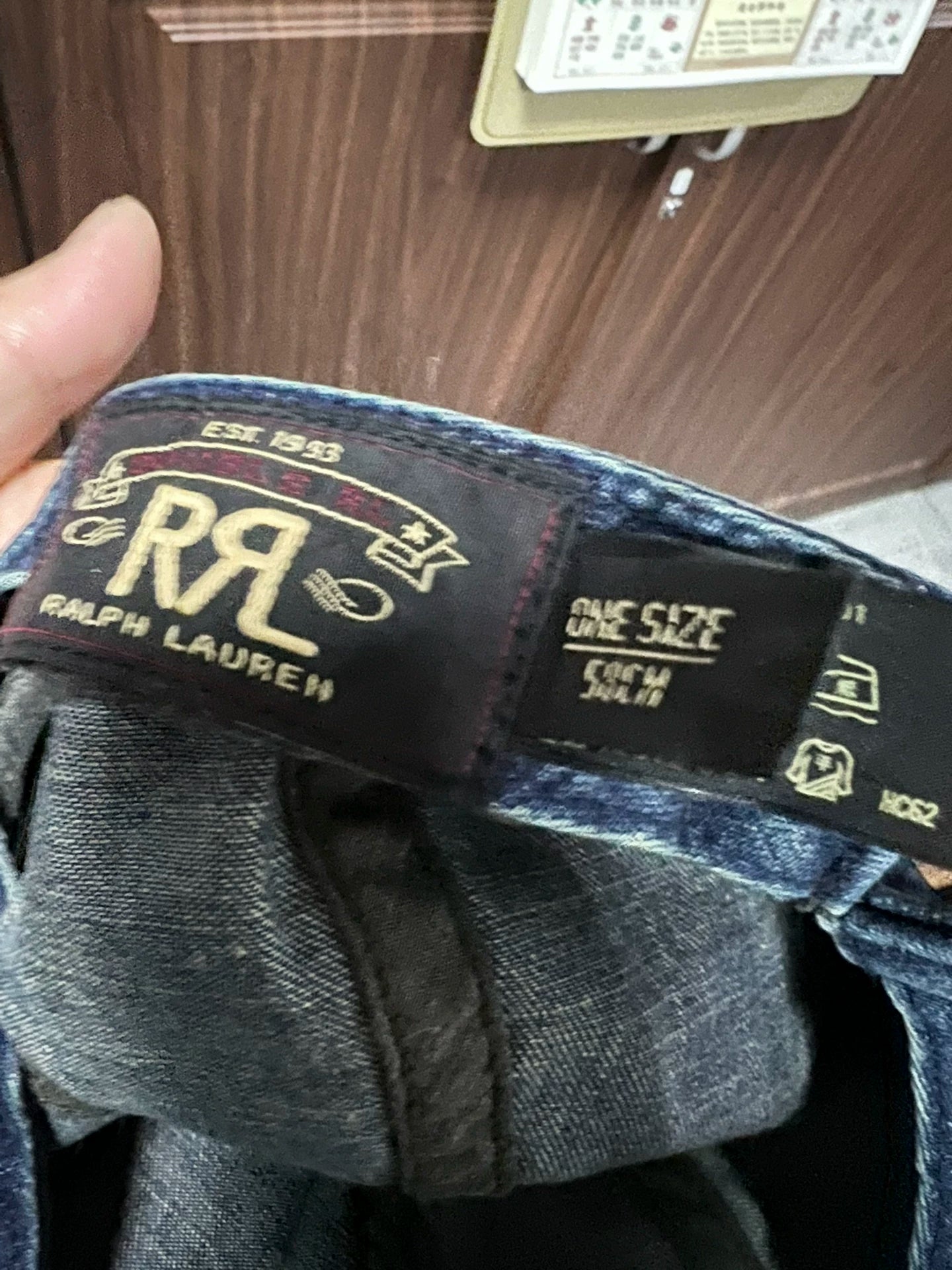 RRL Denim Hat in One Size