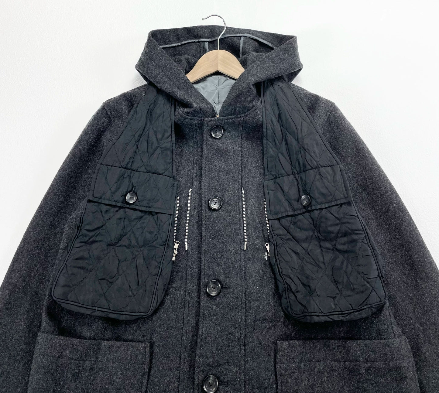 issey sport I.S 90s tactical wool jacket