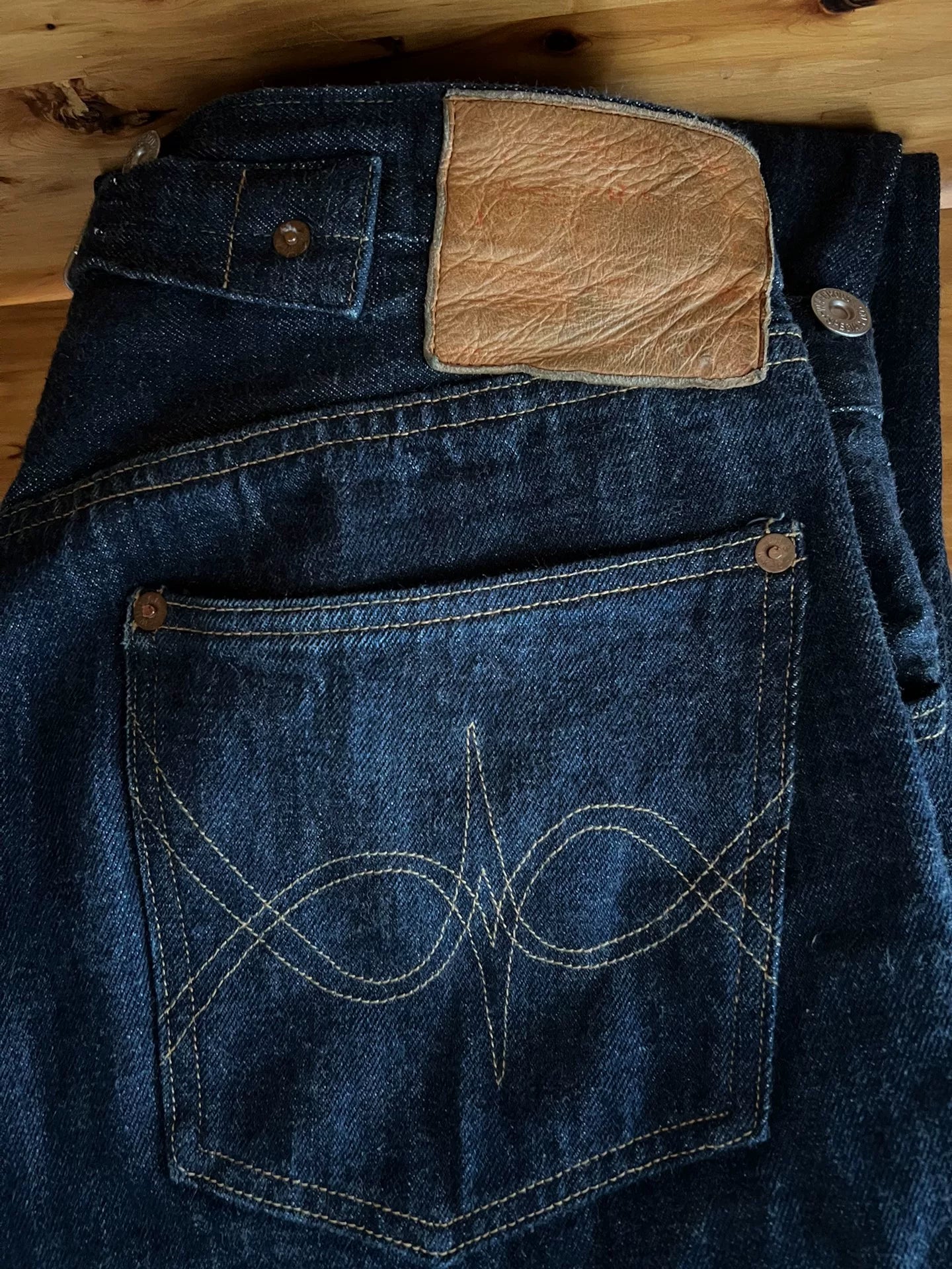 premium natural dye denim overalls
