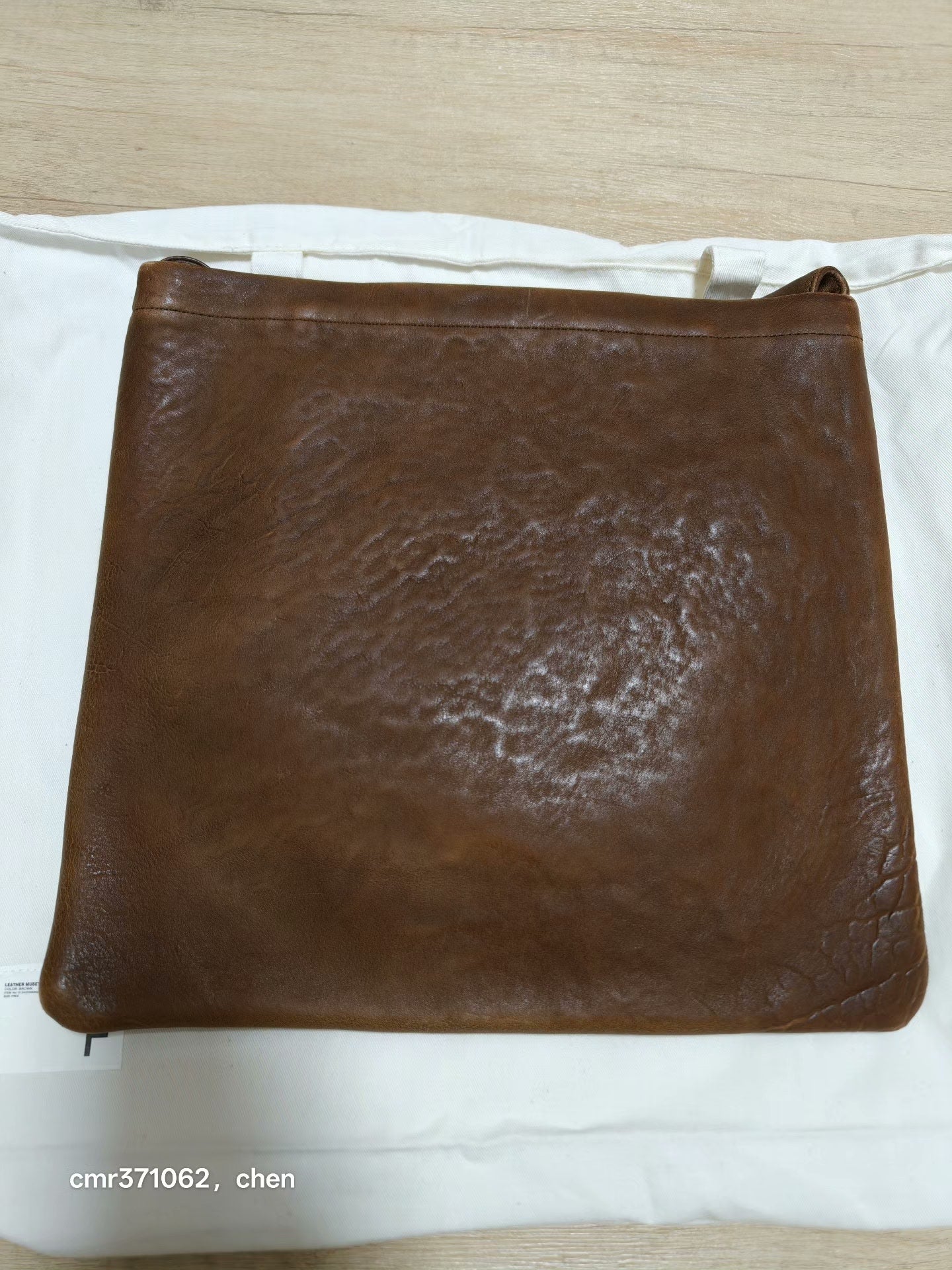VISVIM 24AW Leather Musette Bag DMGD