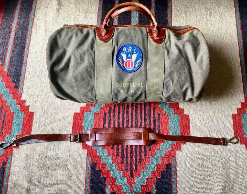 2013 RRL Military Pilot Duffle Bag