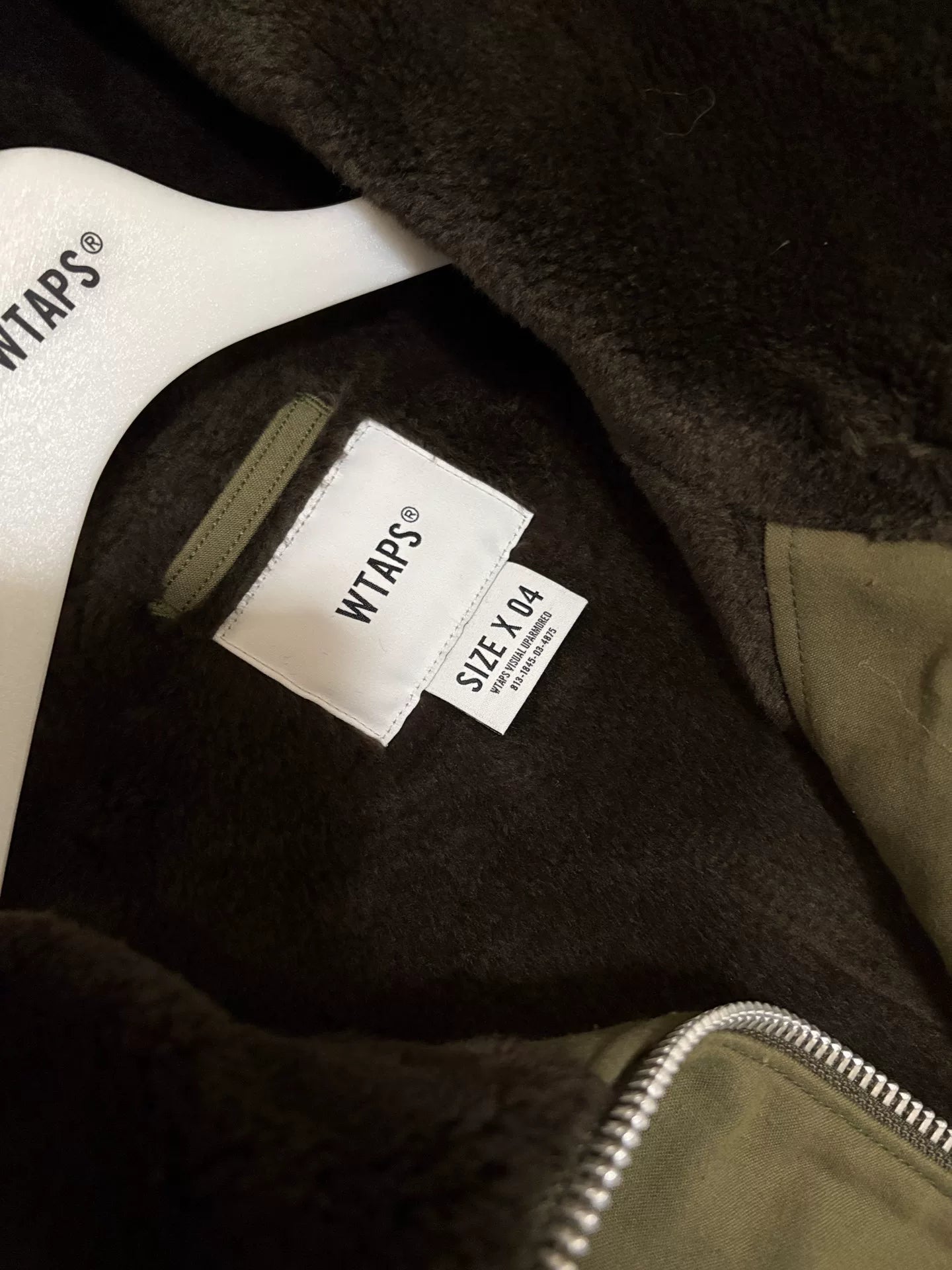 WTAPS Narwhal NYCO Satin Fur Collar Jacket