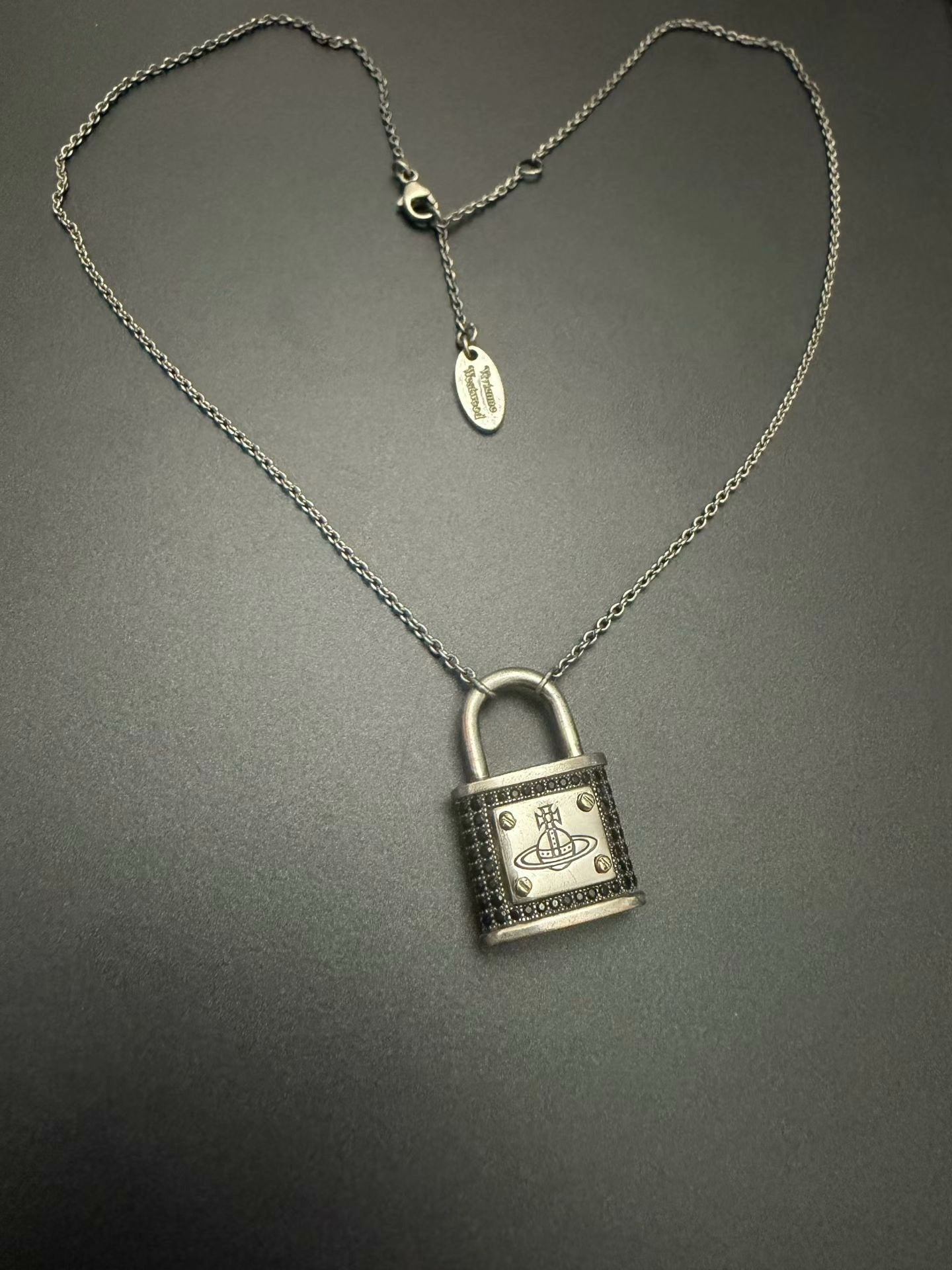 Vivienne Westwood Saturn Lock Necklace