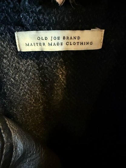 Old Joe Horse Leather Double-Breasted Coat