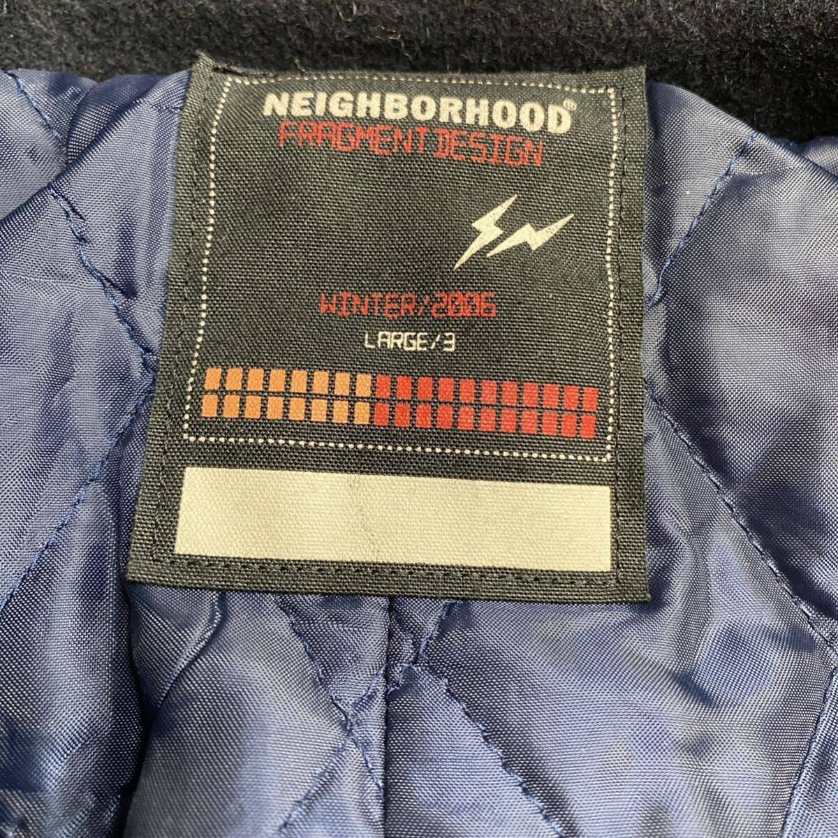 neighborhood fragment wool double-breasted coat