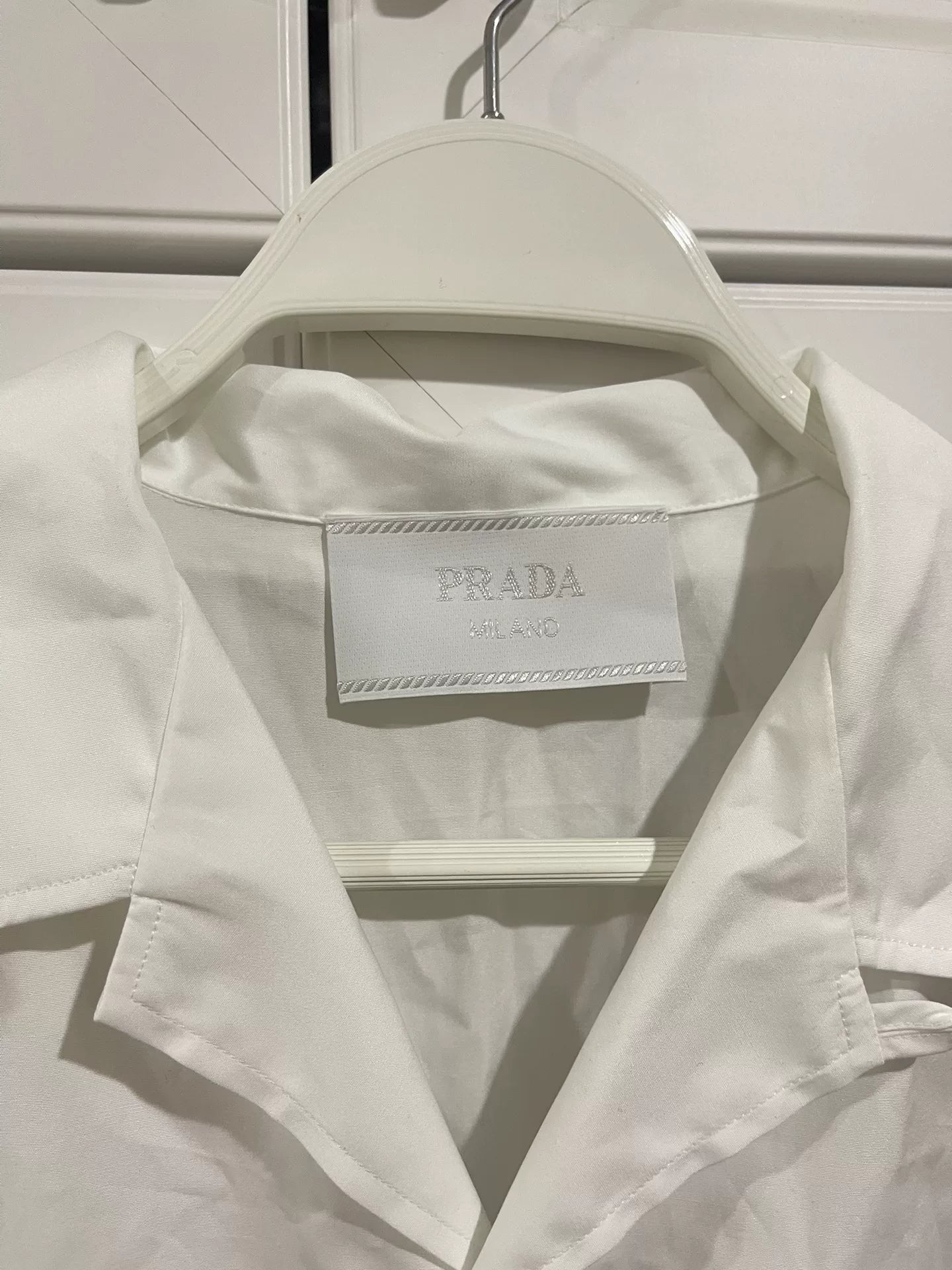 prada by raf simons short sleeve shirt
