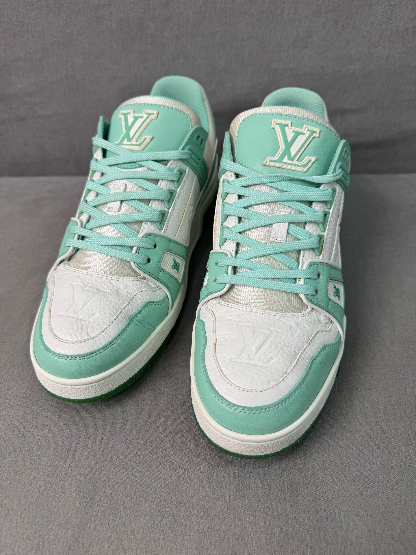Louis Vuitton Trainer Tiffany Green Size 41
