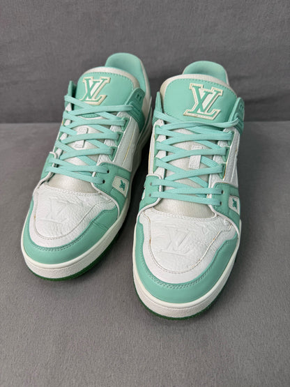 Louis Vuitton Trainer Tiffany Green Size 41