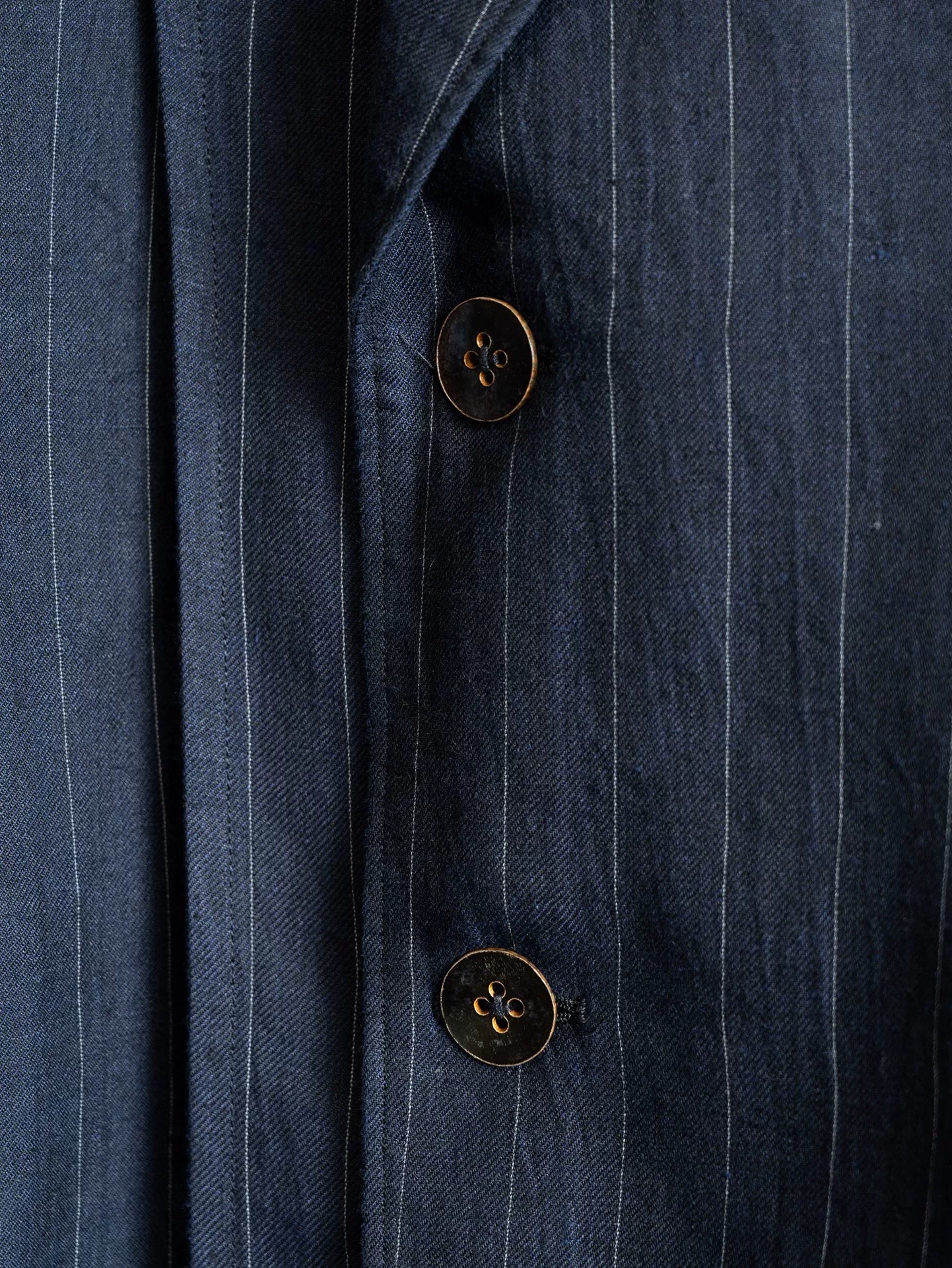 Yohji Yamamoto Striped Double-Layer Outer Jacket