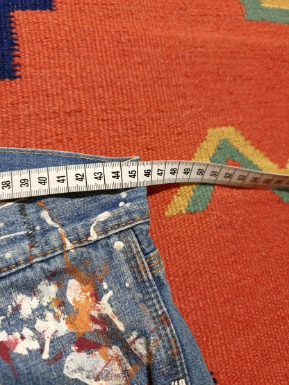 RRL Double Knee Paint Splatter Jeans