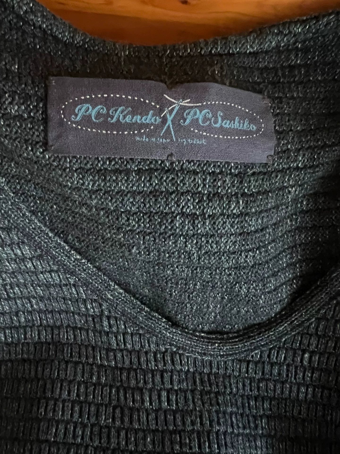 blue sleeveless vest by porter classic