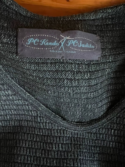 blue sleeveless vest by porter classic