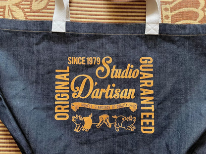 Studio Dartisan Denim Oversized Tote Bag