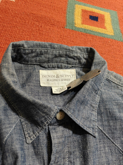Ralph Lauren RRL Light Denim Western Shirt
