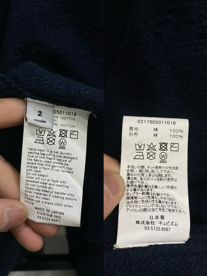 visvim lhamo shirt in dark indigo