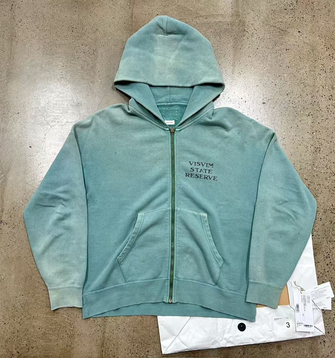 VISVIM 24AW JUMBO SB Zip-Up Hoodie
