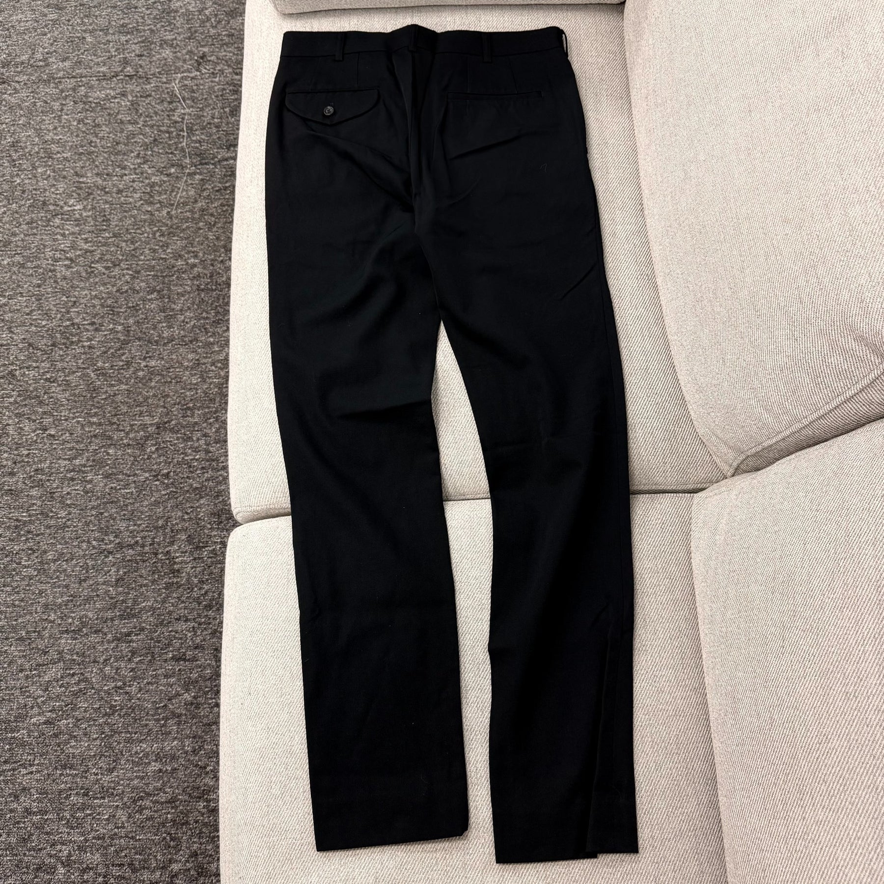 CDG Homme Plus Vintage Black Wool Trousers