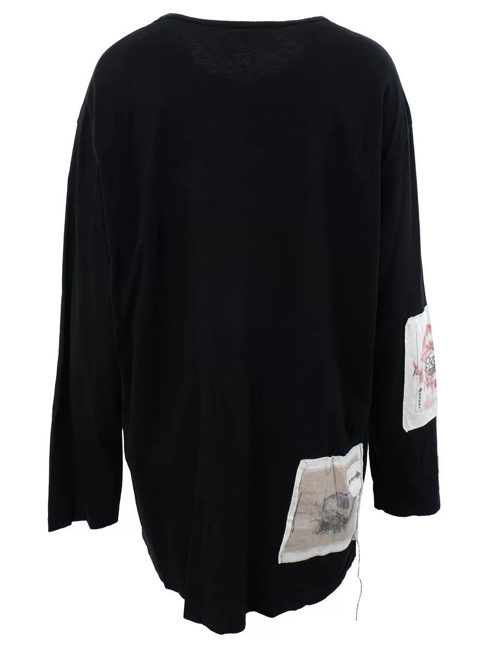 YOHJI YAMAMOTO Black Long Sleeve Top