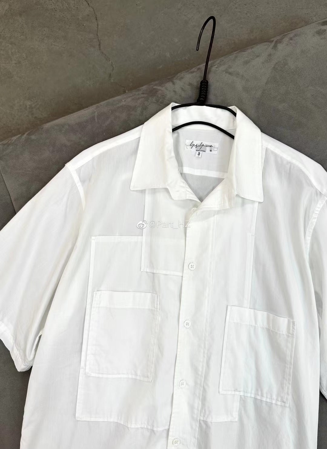 Yohji Yamamoto Pour Homme S/S 2019 Short Sleeve Shirt