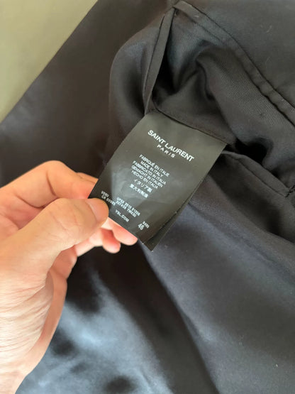 saint laurent slp2014ss artistic blazer jacket