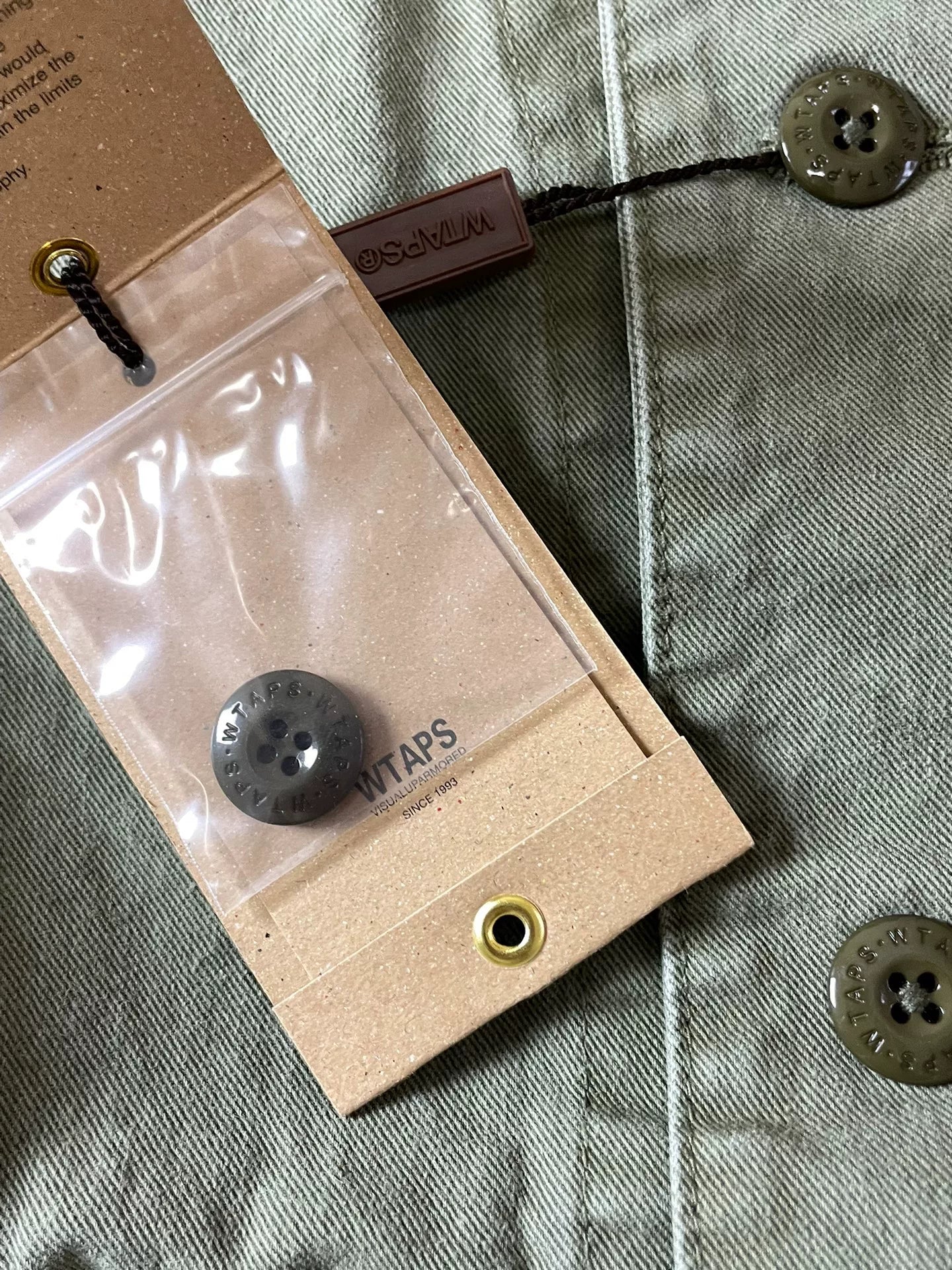 WTAPS 17SS SCOUT Washed Military Shirt
