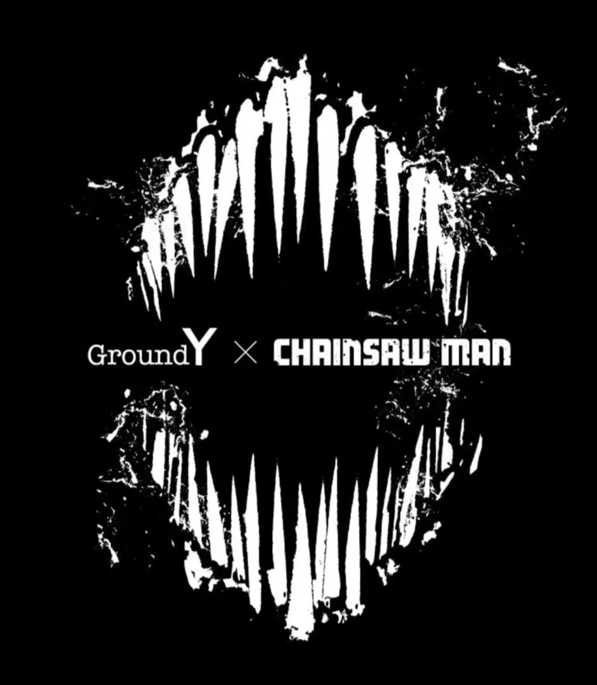 Yohji Yamamoto Ground Y Chainsaw Man Demon Tee