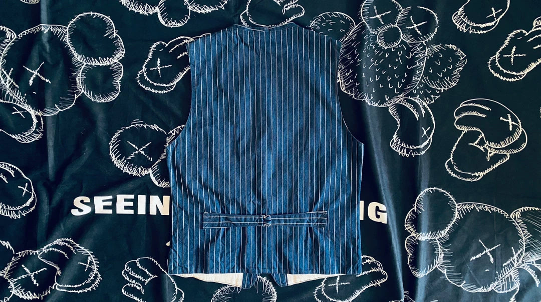 Freewheelers Journeyman Vest in Indigo