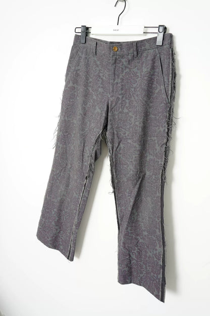 Comme des Garçons Distressed Frayed Cropped Pants