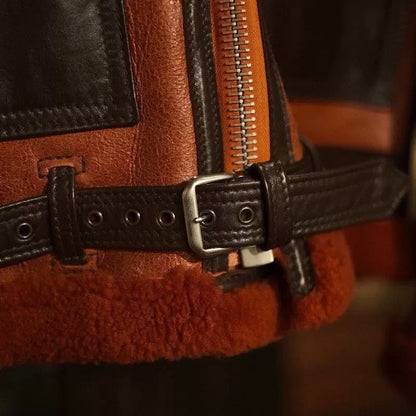Nigel Cabourn Sheepskin Shearling Flight Jacket