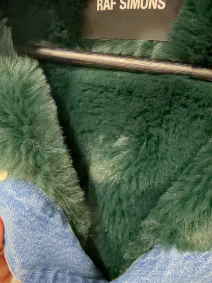 Raf Simons Fur Lined Denim Jacket S