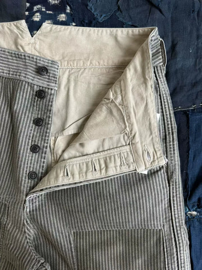 VISVIM 25AW Pastoral Striped Moleskin Pants