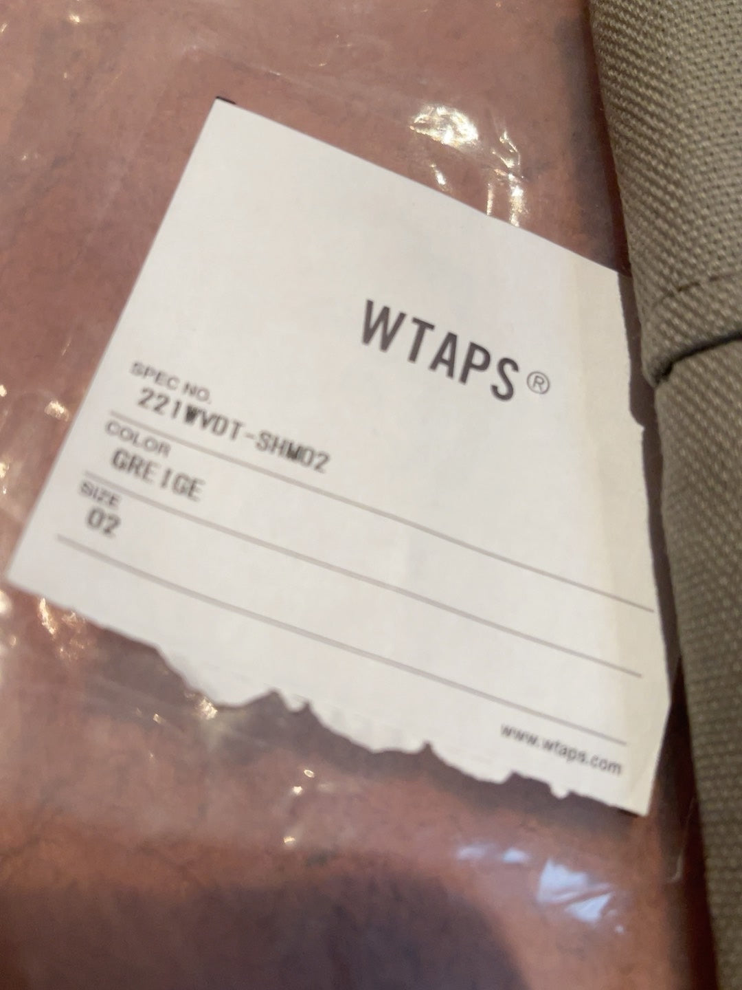 WTAPS JUNGLE 01 LS COTTON
