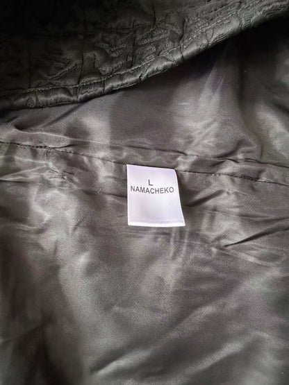 namacheko short jacket with contrast pockets