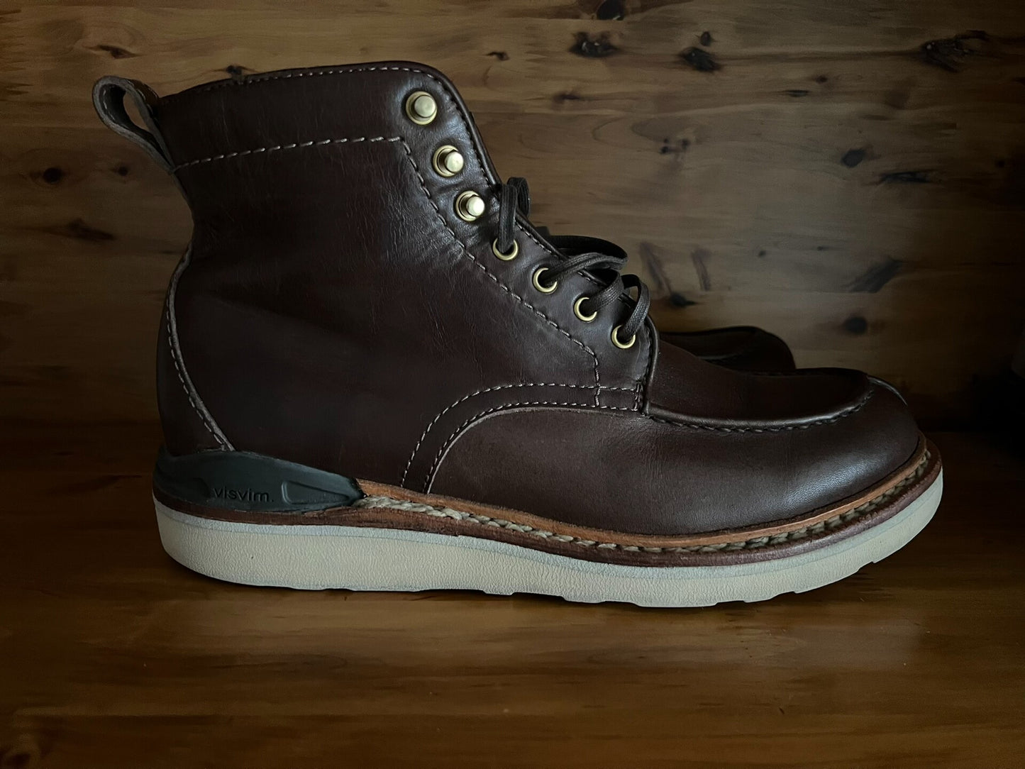visvim Armiger Folk Brown Leather Boots
