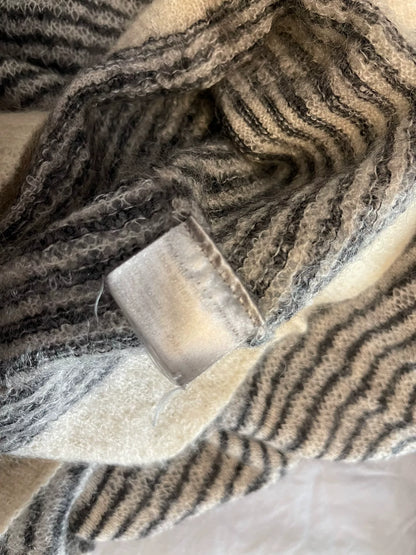 Dior Homme Striped Mohair Blend Sweater