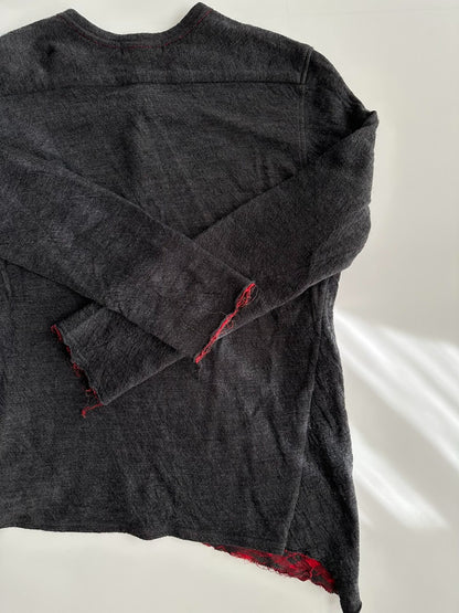 Y's Yohji Yamamoto Layered Sweater